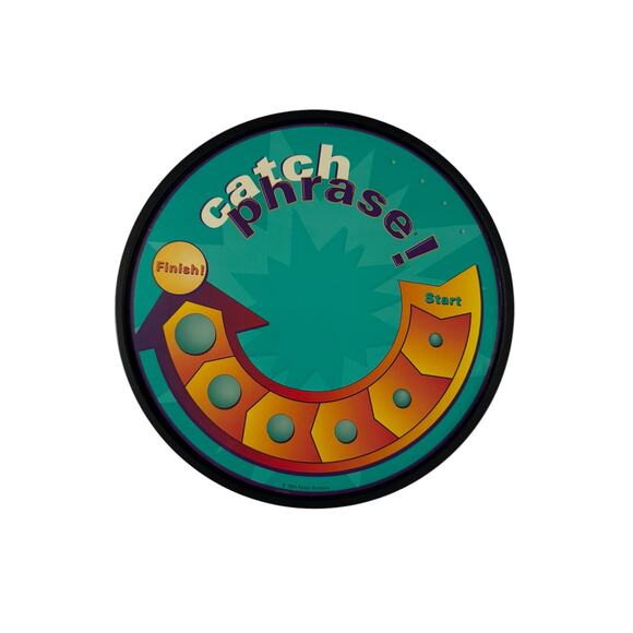 Vintage Catch Phrase 1994 Replacement Parts Game Board & Word/Phrase Discs - Picture 3 of 3